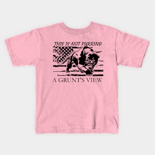 This kitty is not purring Kids T-Shirt